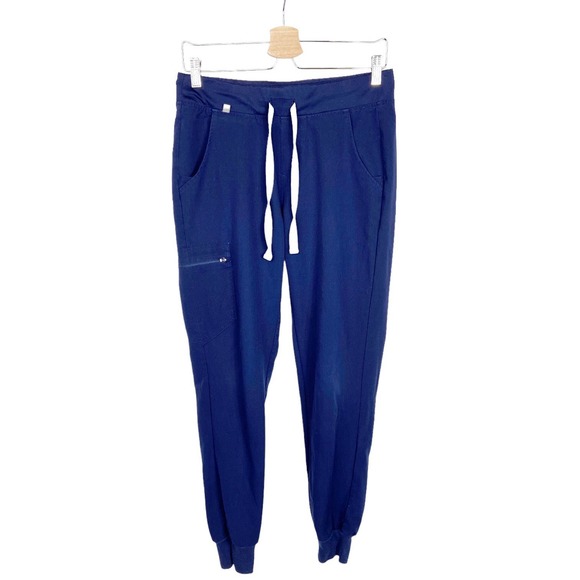 Figs Blue Track Pants with Athletic Fit - Picture 3 of 10